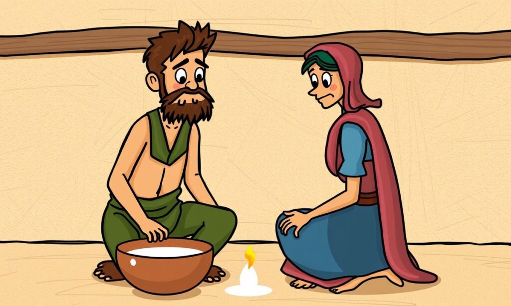 कुम्हार और उसकी गुस्सैल पत्नी की कहानी – The Story of the Potter and His Angry Wife