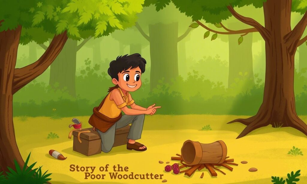 गरीब लकड़हारे की कहानी – Story of the Poor Woodcutter