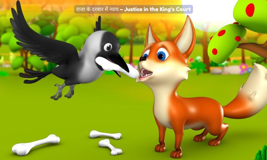 चतुर लोमड़ी और मूर्ख कौवे की कहानी – Story of a Clever Fox and a Foolish Crow