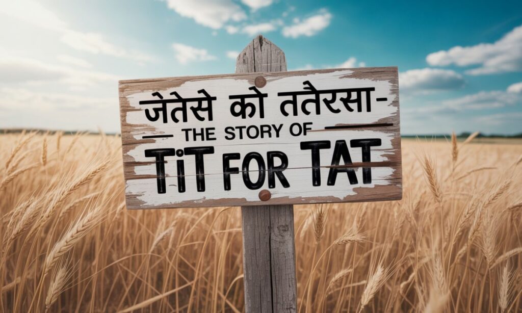 जैसे को तैसा – Tit For Tat