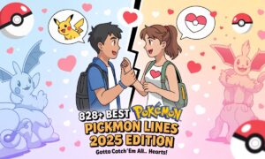 828+ Best Pokemon Pickup Lines & Puns 2025