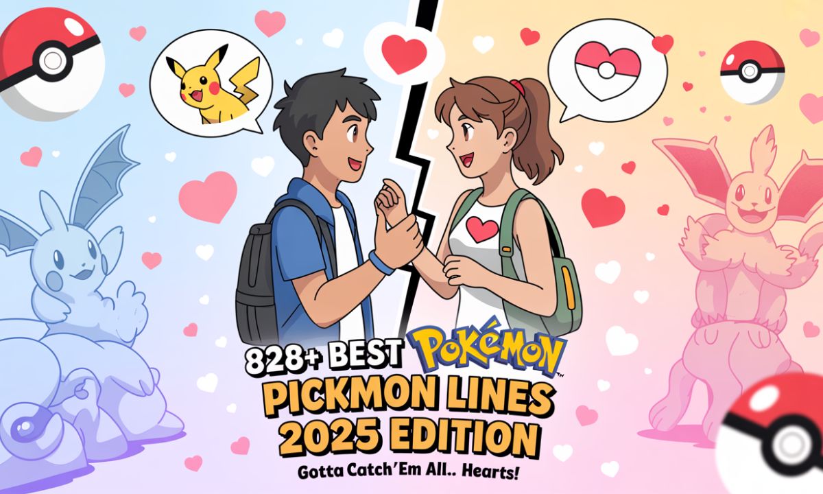 828+ Best Pokemon Pickup Lines & Puns 2025