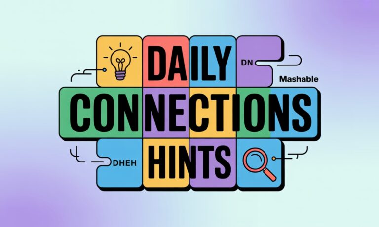 Mashable Connection Hint Today– Daily Hints & Answers